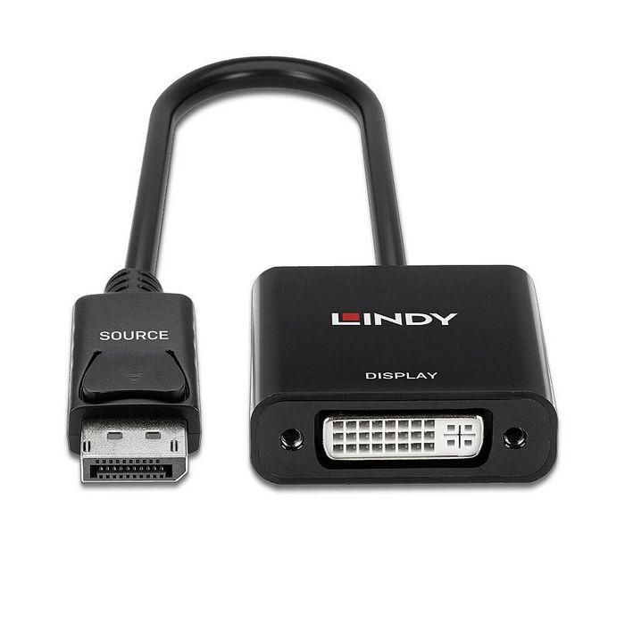Adaptador DisplayPort a DVI LINDY 41734 Negro 3 Adaptador DisplayPort a DVI LINDY 41734 Negro 3