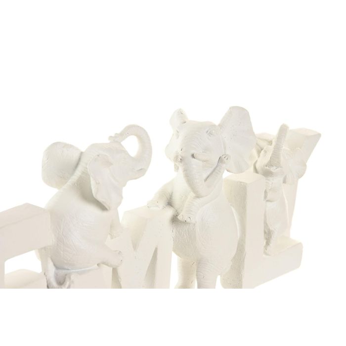 Decoracion Oriental DKD Home Decor Blanco 5.5 x 12 x 30.5 cm (2 Unidades) 1