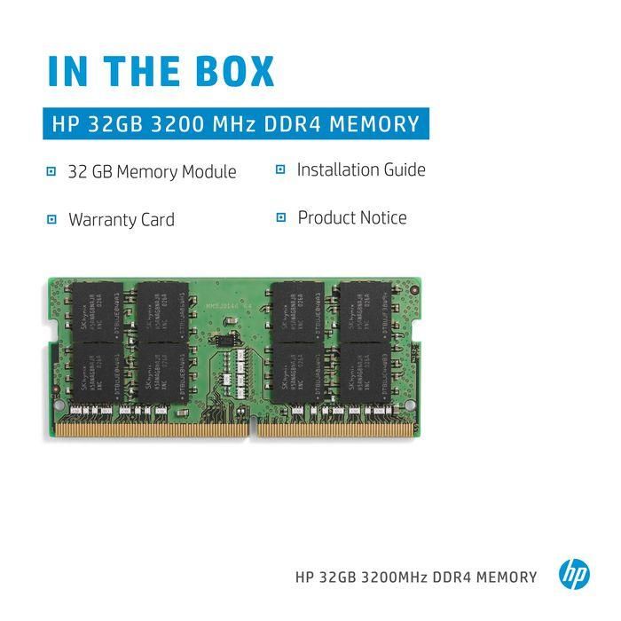 HP 32 GB 3200MHz DDR4 Memory 5 HP 32 GB 3200MHz DDR4 Memory 5