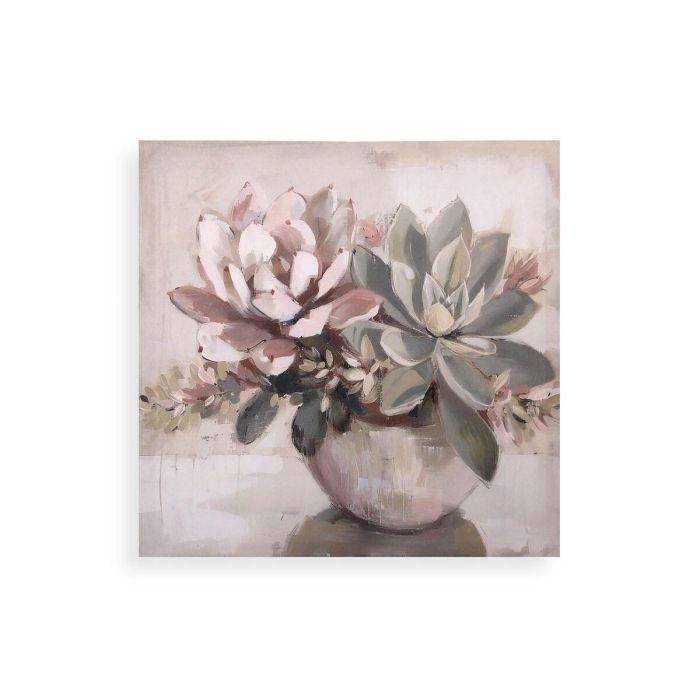 Cuadro Versa Flores 2,5 x 40 x 40 cm 5 Cuadro Versa Flores 2,5 x 40 x 40 cm 5