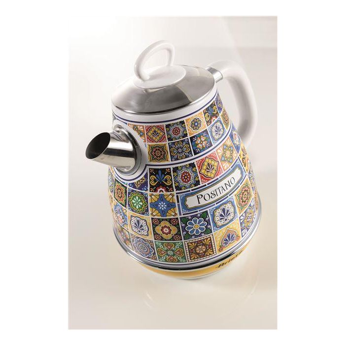 Ariete Hervidor Positano Vintage 1.7L, Base Inalámbrica, Filtro de Metal, Auto Apagado, Complemento Decorativo 1 Ariete Hervidor Positano Vintage 1.7L, Base Inalámbrica, Filtro de Metal, Auto Apagado, Complemento Decorativo 1