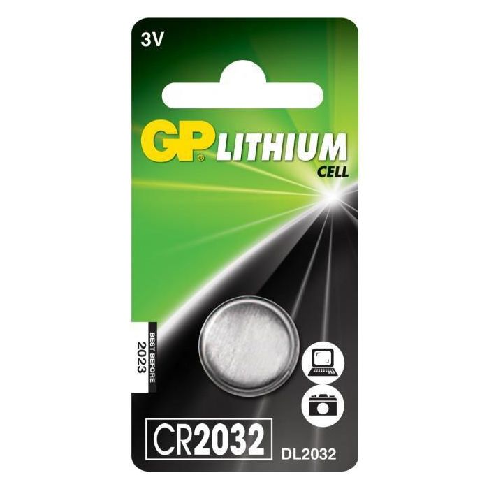GP Lithium Cell Battery CR2032 1-pack 1 GP Lithium Cell Battery CR2032 1-pack 1