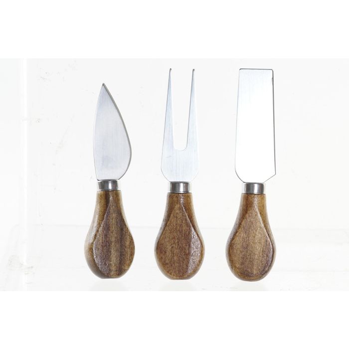 DKD Home Decor Tabla de Cortar de Madera de Acacia Natural con 3 Cuchillos 25 x 42 x 2.2 cm 2 DKD Home Decor Tabla de Cortar de Madera de Acacia Natural con 3 Cuchillos 25 x 42 x 2.2 cm 2