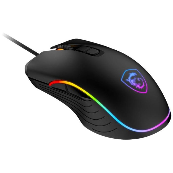 MSI GM300 Ratón Gaming Forge, Ambidextro, Óptico, USB, 7200 DPI, Negro 1