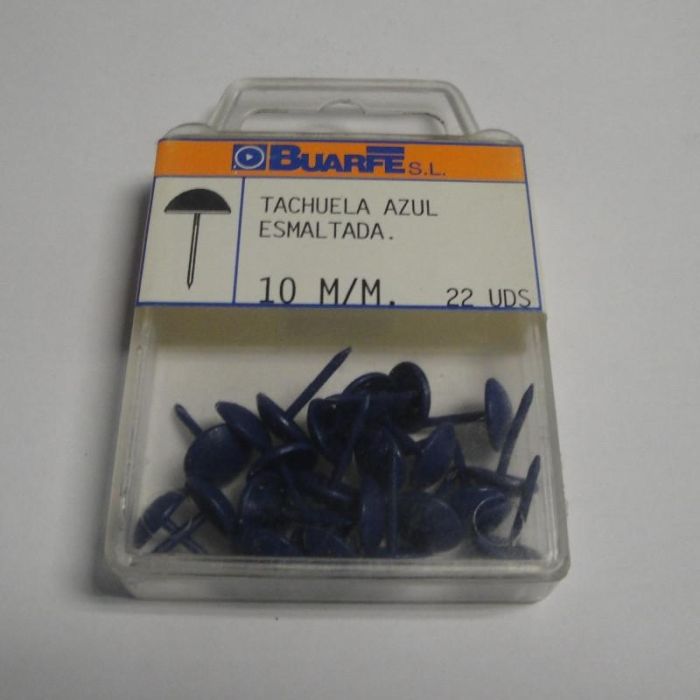 DUVER Tachuela 10mm Azul - Acabado 'Tachuela Azul' en Blister