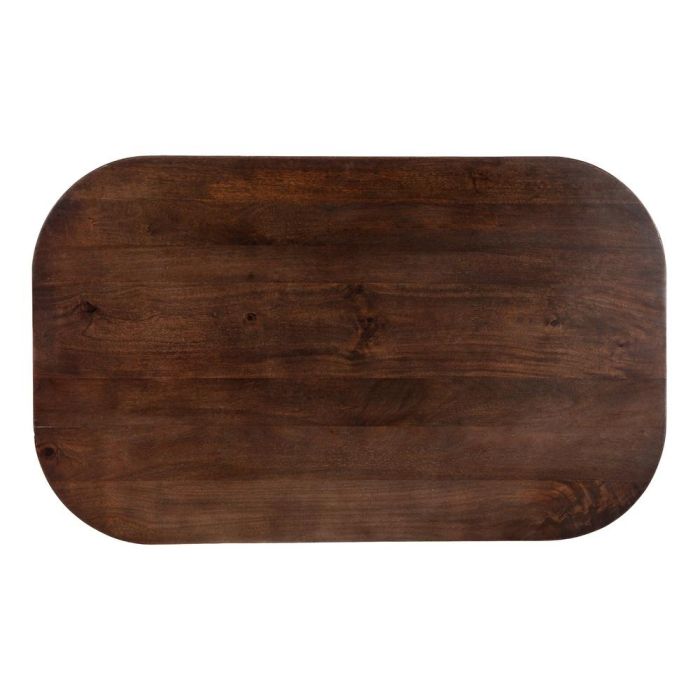 Mesita Marrón Oscuro Madera de Mango 115 X 70 X 43 cm