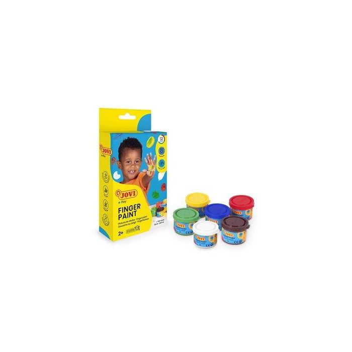 Pintura De Dedos Jovi 35 Ml (Bote) Estuche De 6