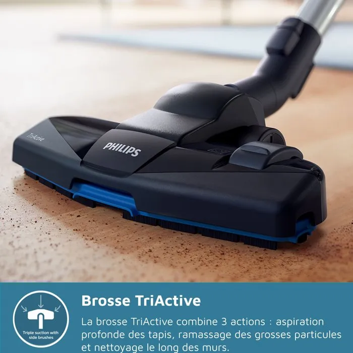 Philips Aspiradora con Bolsa XD3100/06 900 W 79 dB Púrpura 5