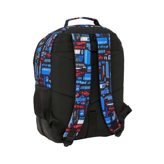 Safta Mochila Hot Wheels Doble Adapt. Carro 32x42x15 cm 1 Safta Mochila Hot Wheels Doble Adapt. Carro 32x42x15 cm 1