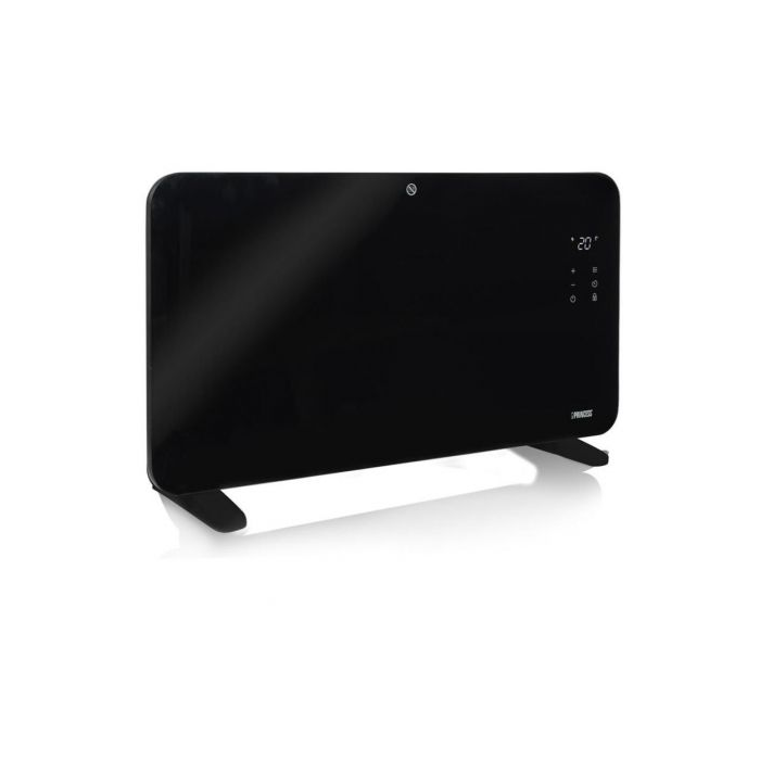 Princess 348415 Panel Calefactor Cristal Smart 1500W Wi-Fi con App y Detección Ventanas Abiertas