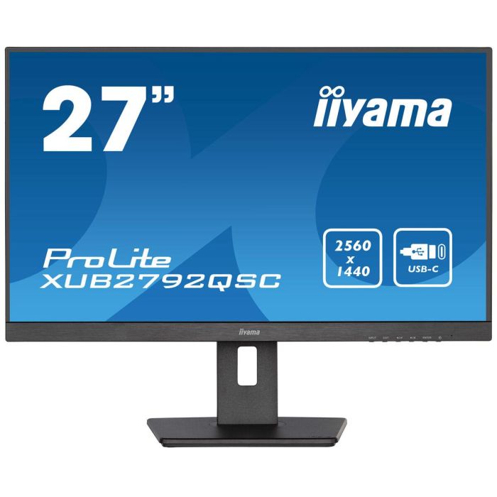 Pantalla de PC - iiyama prolite xub2792qsc -b5 - 27 WQHD - la losa IPS - 4 ms - 75Hz - HDMI / Displayport / USB -C / USB Hub - Pie ajustable