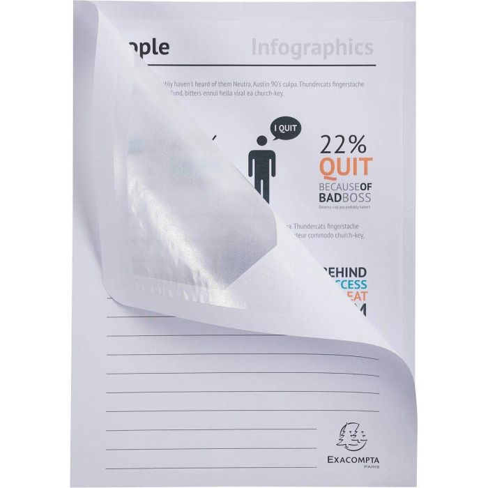 Subcarpeta Exacompta Forever Blanco A4 100 Piezas (4 Unidades) 2