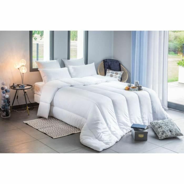 Edredón templado antiácaros - 300 gr/m² - BLANREVE - 200 x 200 cm - Blanco 4 Edredón templado antiácaros - 300 gr/m² - BLANREVE - 200 x 200 cm - Blanco 4