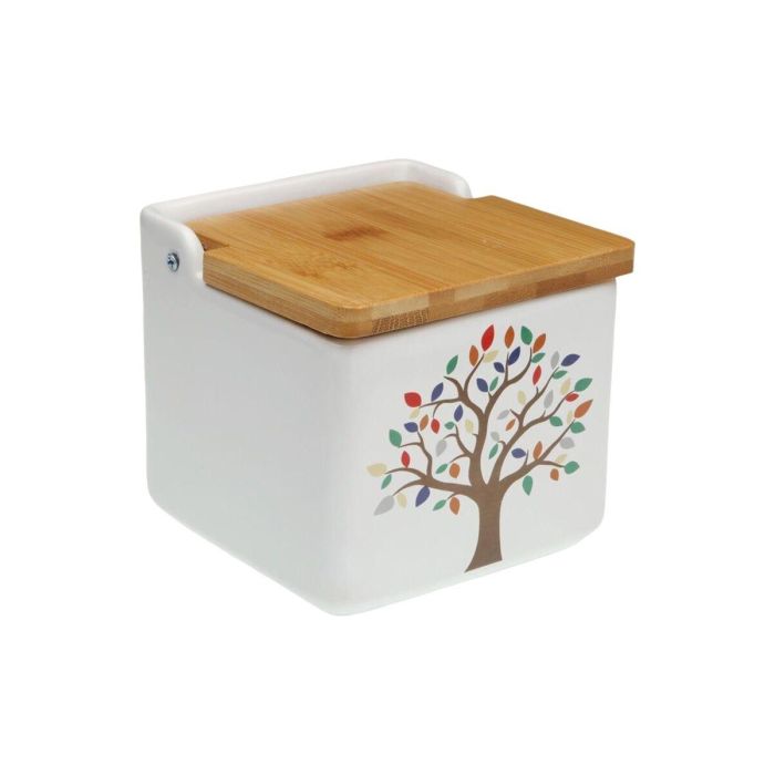 Salero con Tapa Versa Cerámica Árbol 12,2 x 11,5 x 12,2 cm 1 Salero con Tapa Versa Cerámica Árbol 12,2 x 11,5 x 12,2 cm 1
