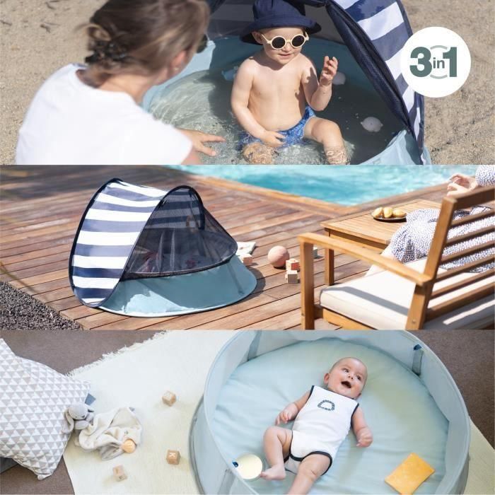 Babymoov Aquani Mariniere, Zona de Juegos Anti-UV SPF 50+ 3 en 1 3