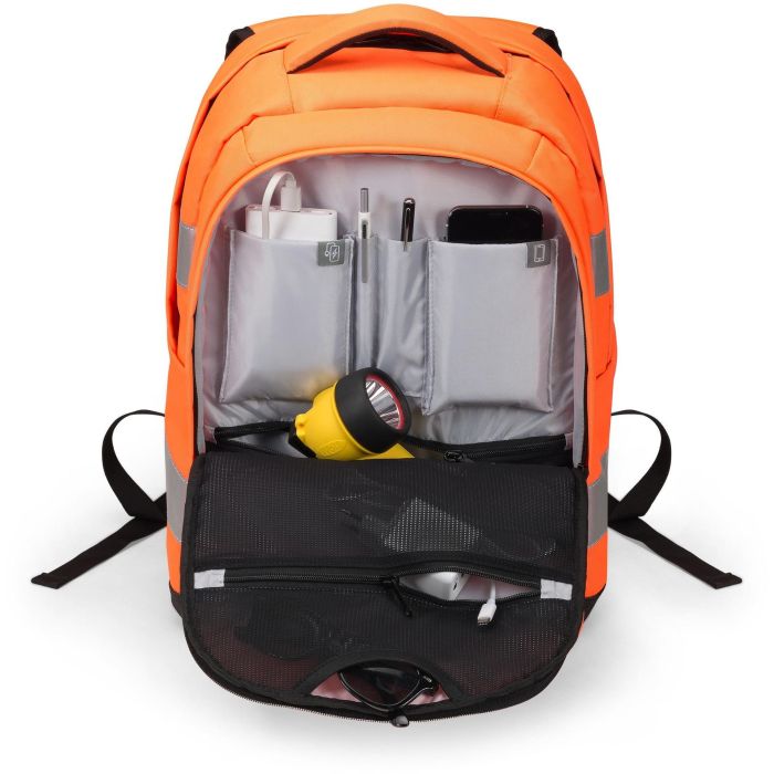 Dicota BACKPACK HI-VIS 25 LITRE Orange 9
