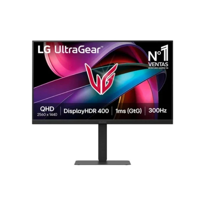 LG Monitor Ultagear 27G640A-B 27 Pulgadas IPS 2560 x 1440 QHD 300 Hz 1 ms
