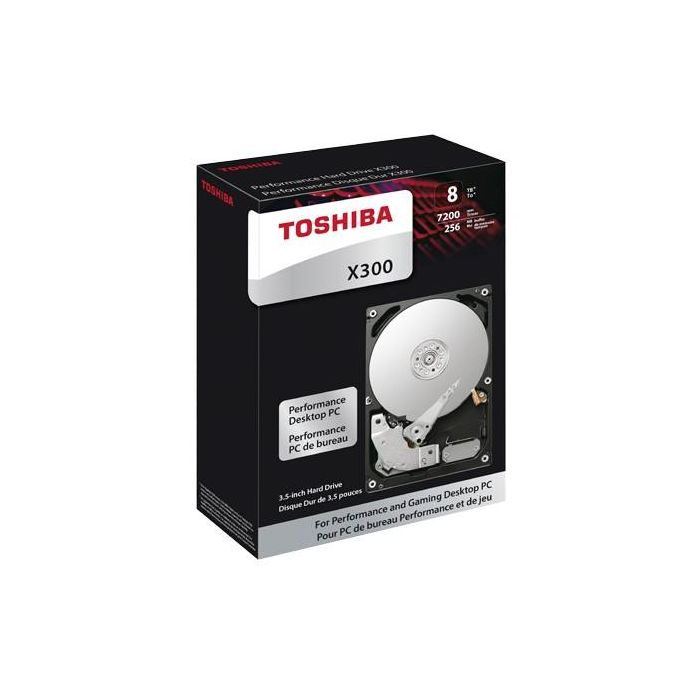 Toshiba X300 Performance - Festplatte - 12 TB - intern - 3.5" (8.9 cm) - SATA 6Gb/s - 7200 rpm - Puffer: 256 MB 2 Toshiba X300 Performance - Festplatte - 12 TB - intern - 3.5" (8.9 cm) - SATA 6Gb/s - 7200 rpm - Puffer: 256 MB 2