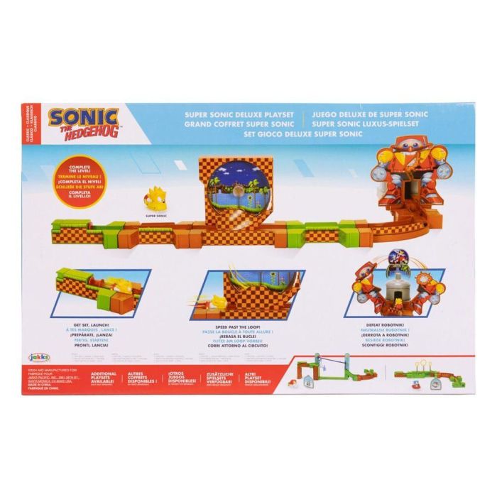 Playset Super Sonic Deluxe Go Go Racers Sonic 7