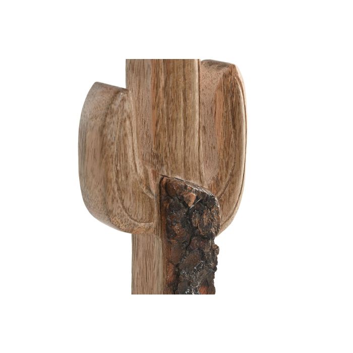 Decoracion Tropical DKD Home Decor Marron 8 x 25 x 11 cm Set de 2 (2 Unidades) 1