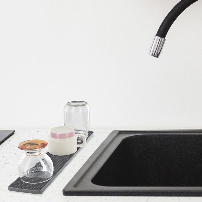 Je cherche une Idee Escurreplatos 42x8 cm Colores Surtidos Tapete Delgado para Cocina Secado Rápido 6