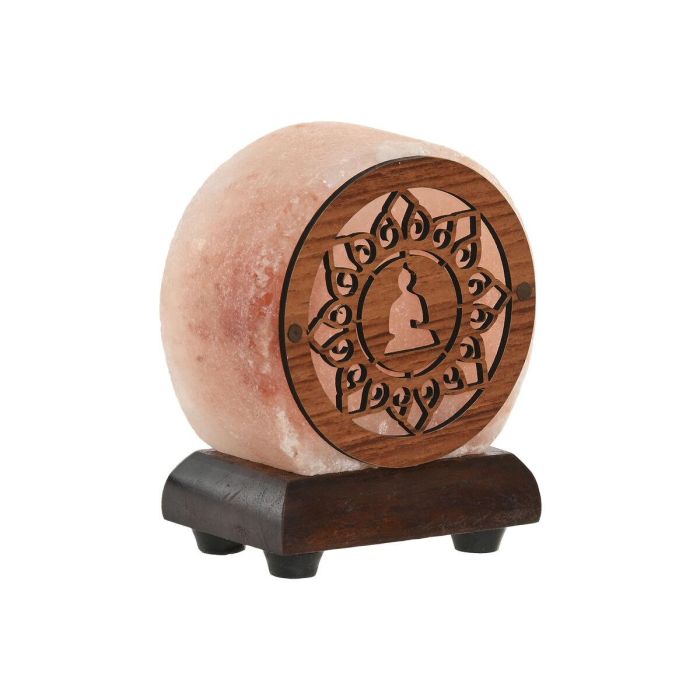 DKD Home Decor Lámpara Sobremesa Árabe Sal del Himalaya y Acacia, Led, Rosa Marrón 5.5 x 10.5 x 9 cm 0 DKD Home Decor Lámpara Sobremesa Árabe Sal del Himalaya y Acacia, Led, Rosa Marrón 5.5 x 10.5 x 9 cm 0
