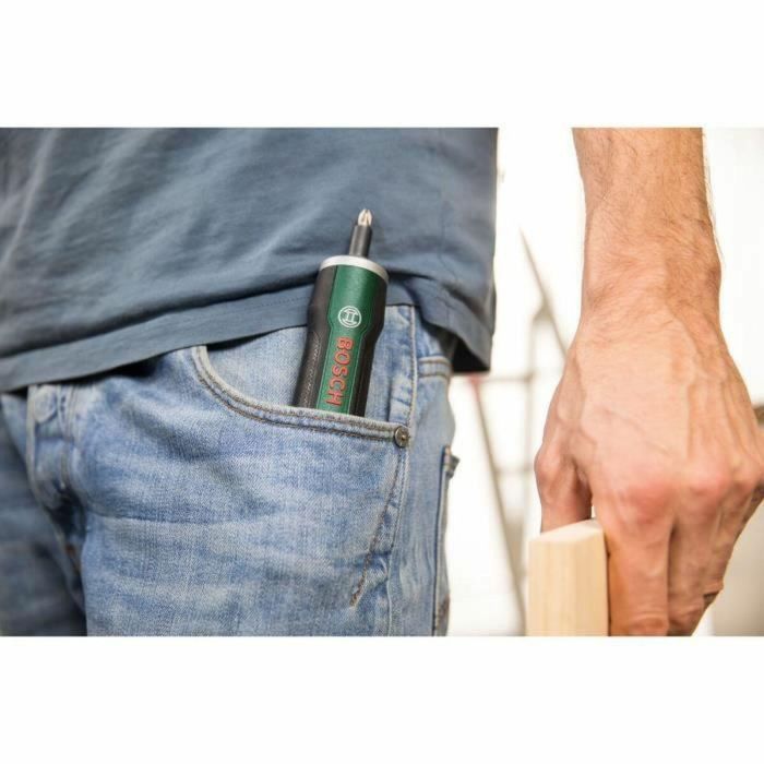 Bosch Destornillador Inalámbrico PushDrive - Batería de Iones de Litio, Función Push & Go, Par Ajustable, Portabrocas Magnético Hexagonal 12 Bosch Destornillador Inalámbrico PushDrive - Batería de Iones de Litio, Función Push & Go, Par Ajustable, Portabrocas Magnético Hexagonal 12