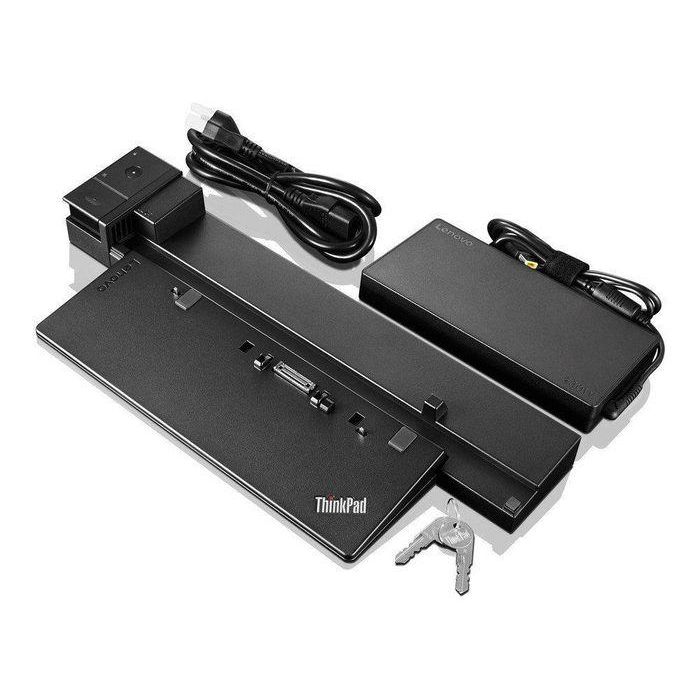 Lenovo ThinkPad Workstation Dock Multi-Puerto con 6x USB 3.0, 2x DisplayPort, HDMI, DVI-D, VGA, Ethernet Gigabit, Audio, 230W para P50/P70 2