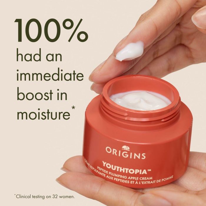 Origins YOUTHTOPIA Crema Hidratante Ligera con Péptidos y Células Madre de Manzana 50 ml - Hidratación Profunda, Elasticidad y Luminosidad 6
