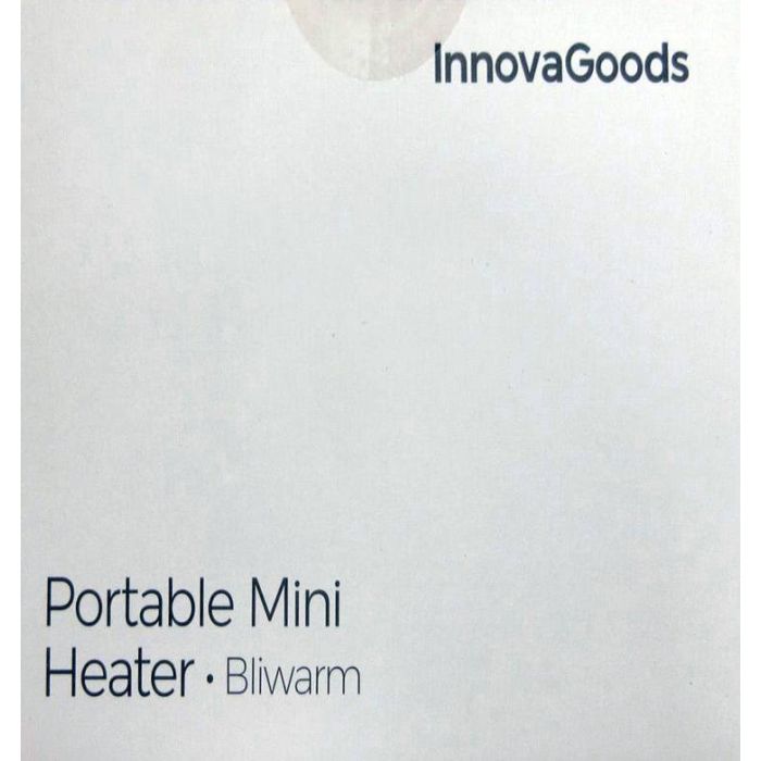 Mini Calefactor Eléctrico Portátil Bliwarm InnovaGoods 12 Mini Calefactor Eléctrico Portátil Bliwarm InnovaGoods 12