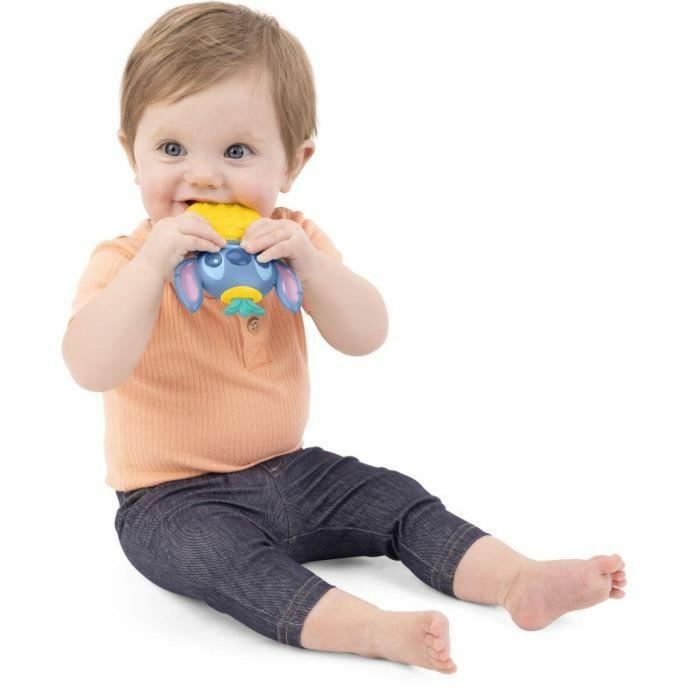 Bright Starts BRI0074451174733 Disney Baby Stitch Set de Regalo de Nacimiento con 4 Juguetes para Recién Nacidos, Sonajero, Mordedor y Juguetes Multisensoriales 2