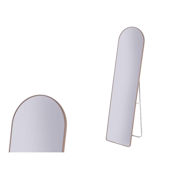 Giftdecor Espejo de Pie con Acabado en Madera Clara, 120x2x30 cm (Set de 8)