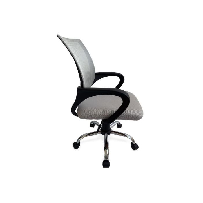 Equip Silla de Oficina 651015 Gris - Asiento Acolchado, Respaldo de Malla, Reposabrazos, Ruedas 2