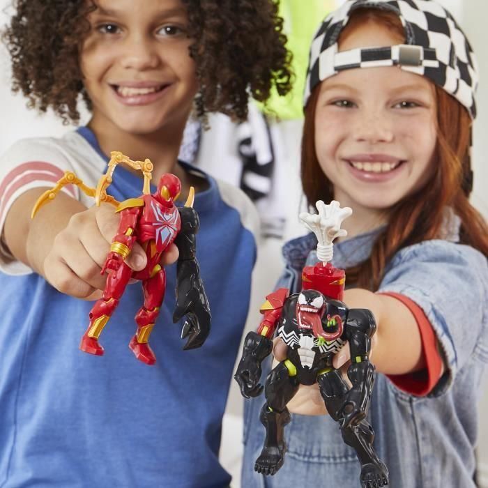 Hasbro HASF92165X0 MixMashers Venom Deluxe figura personalizable Marvel 12 cm con accesorios para mezclar y combinar +4 años 3 Hasbro HASF92165X0 MixMashers Venom Deluxe figura personalizable Marvel 12 cm con accesorios para mezclar y combinar +4 años 3