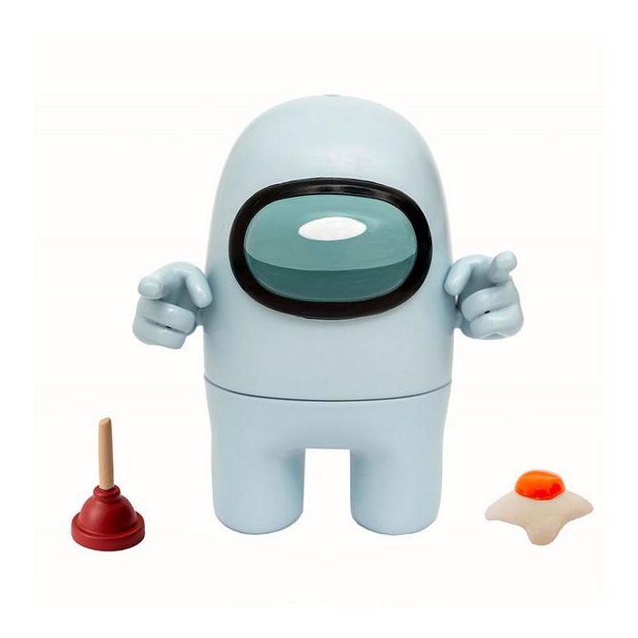 Bizak Figura Acción Among Us Pack con 12 cm y 3 Accesorios Coleccionable 2