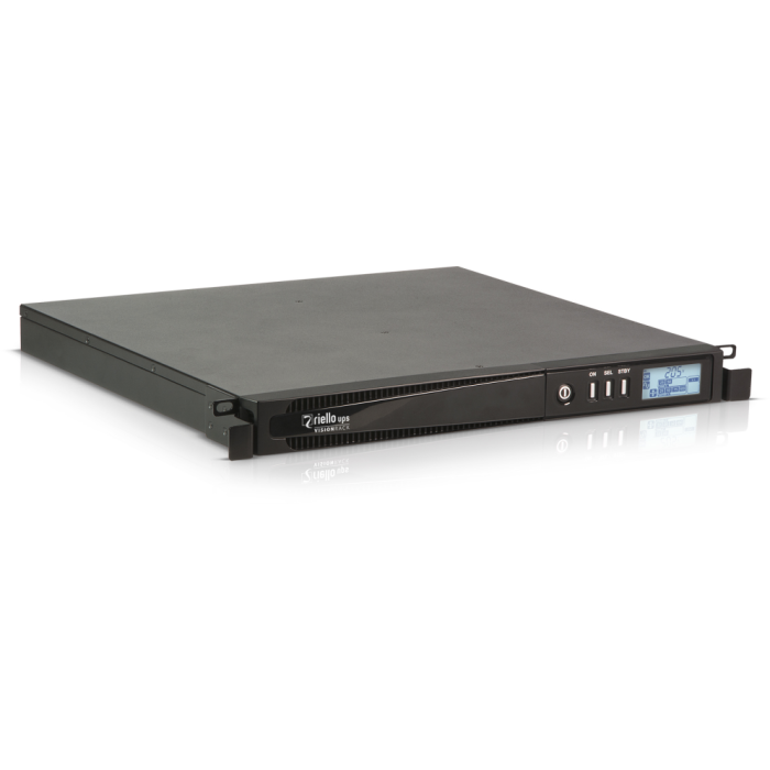 Riello Vision Rack Sistema de Alimentación Ininterrumpida (UPS) 1,1 kVA 800 W 4 Salidas AC Montaje en Rack 1U