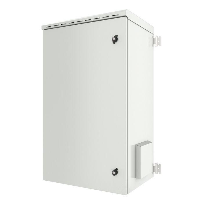 Lanview Armario Rack 19'' 20U de 600x450mm Montaje en Pared con Puerta de Cristal Templado, Ventilación y Carriles Ajustables