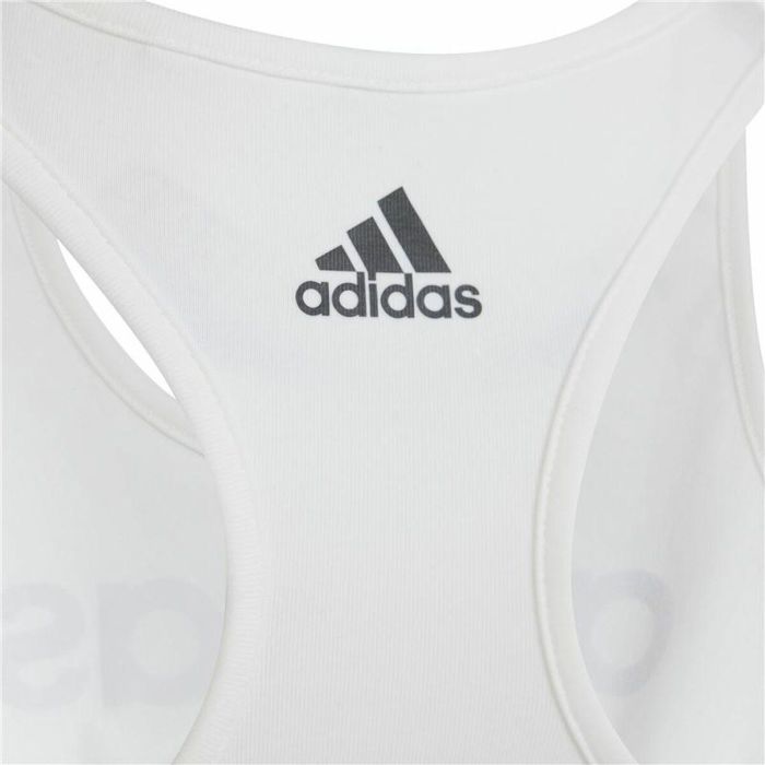 Camiseta de Tirantes Infantil Adidas Linear Blanco