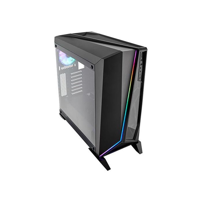 Corsair SPEC-OMEGA RGB Midi Tower Negro Cristal Templado RGB ATX Micro ATX Mini-ITX 7 Ranuras Expan 37cm GPU 17cm CPU 49.5cm Profundidad 1