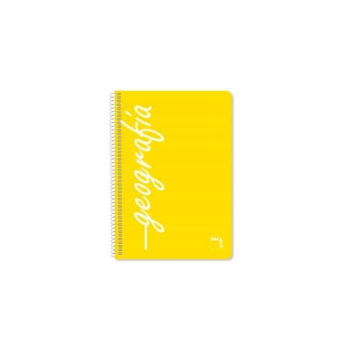 Pacsa Cuaderno Asignaturas 80H Folio 90 gr 4x4 mm Tapas Pp Pack 4 Ud "Geografía" Pacsa Cuaderno Asignaturas 80H Folio 90 gr 4x4 mm Tapas Pp Pack 4 Ud "Geografía"
