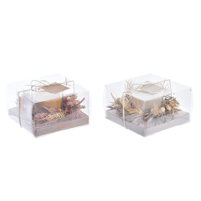 Vela Alpino DKD Home Decor Mostaza Beige 15.5 x 9 x 15.5 cm (6 Unidades) 3 Vela Alpino DKD Home Decor Mostaza Beige 15.5 x 9 x 15.5 cm (6 Unidades) 3