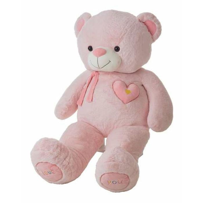 Peluche oso valentin rosa 100 cm