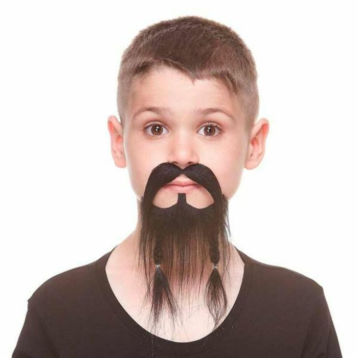 Bigote y barba infantil talla única