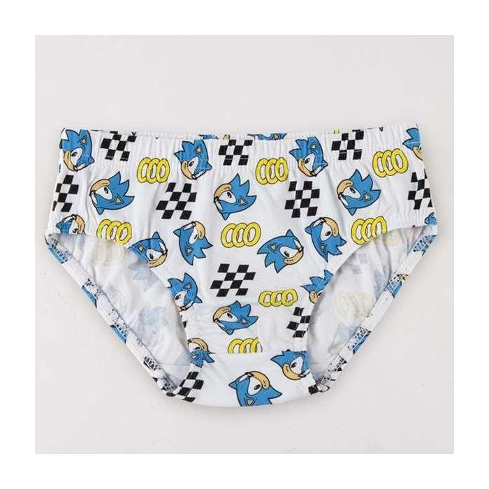 Cerdá Pack Calzoncillos Sonic Single Jersey 3 Piezas T04/05 para Niños Tallas 4-5 Años Modelos Surtidos 3