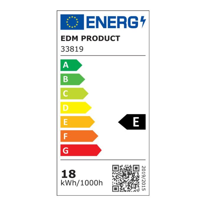 Edm Ventilador de techo modelo báltico con 3 aspas de madera Ø132cm, luz LED 3000/4000/6000K, 20W, color blanco 8 Edm Ventilador de techo modelo báltico con 3 aspas de madera Ø132cm, luz LED 3000/4000/6000K, 20W, color blanco 8