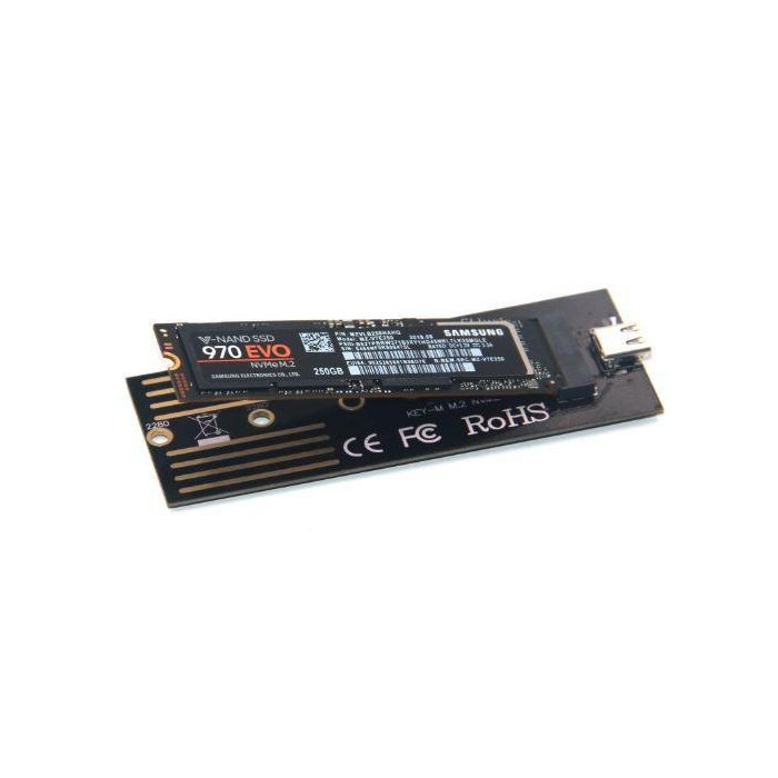 CoreParts Carcasa Externa M.2 PCIe NVMe a USB 3.0/3.1, Tipo M (Solo PCIe/NVMe), Compatible con Longitudes 30mm, 42mm, 60mm, 80mm 1 CoreParts Carcasa Externa M.2 PCIe NVMe a USB 3.0/3.1, Tipo M (Solo PCIe/NVMe), Compatible con Longitudes 30mm, 42mm, 60mm, 80mm 1