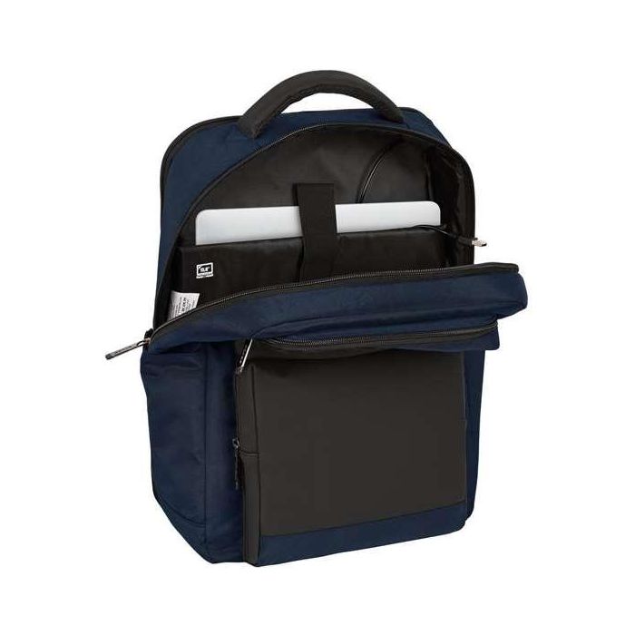 Cartera Escolar Safta Business Black-Blue-Grey Mochila 2 Bolsillos Portatil 15,6-'+Usb 310x130x440 mm 1 Cartera Escolar Safta Business Black-Blue-Grey Mochila 2 Bolsillos Portatil 15,6-'+Usb 310x130x440 mm 1