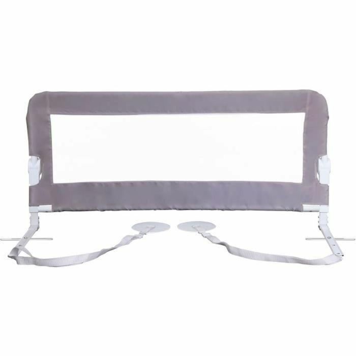 Dreambaby Barrera de Cama Nicole DRE9312742477509 - Barrera de Cama para Camas y Camas Planas, 150 cm Ancho x 50 cm Alto, Gris