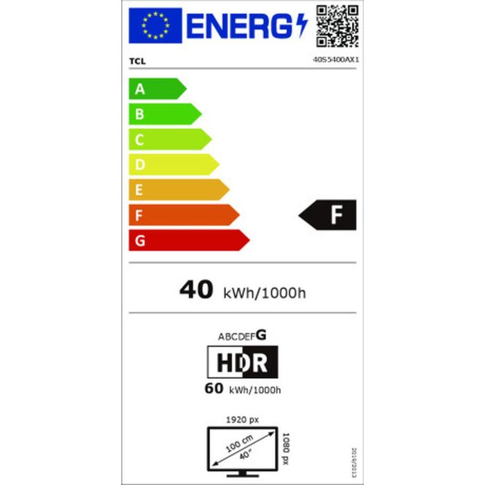 Televisor TCL 40S5400A 40"/ Full HD/ Smart TV/ WiFi 1