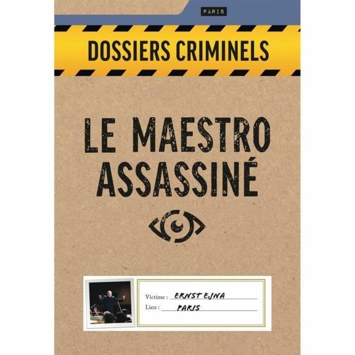 Asmodee ASM3760363610137 El Maestro Asesinado - Juego de mesa de investigación para adultos - A partir de 18 años - Fabricado en Francia 1